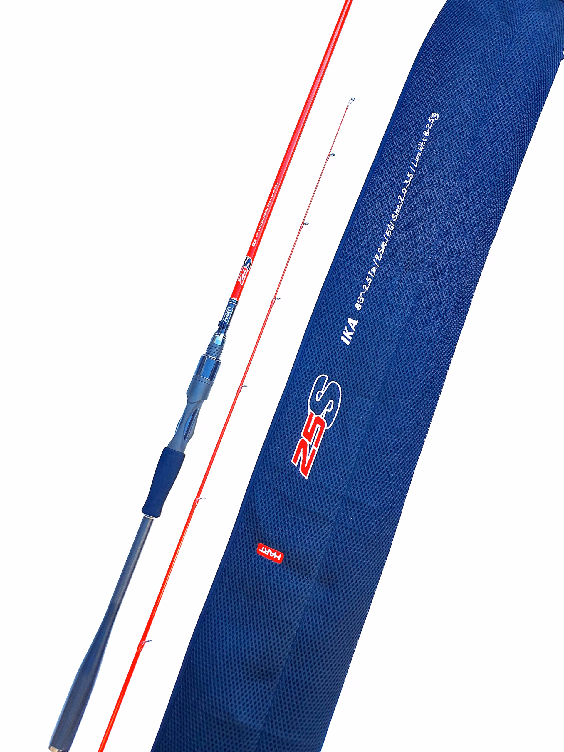 Caña Hart IKA25S 2.51m (8'3") Eging 8-25g para Egis 2.0-3.5 | Anillas Fuji SIC + Funda Acolchada