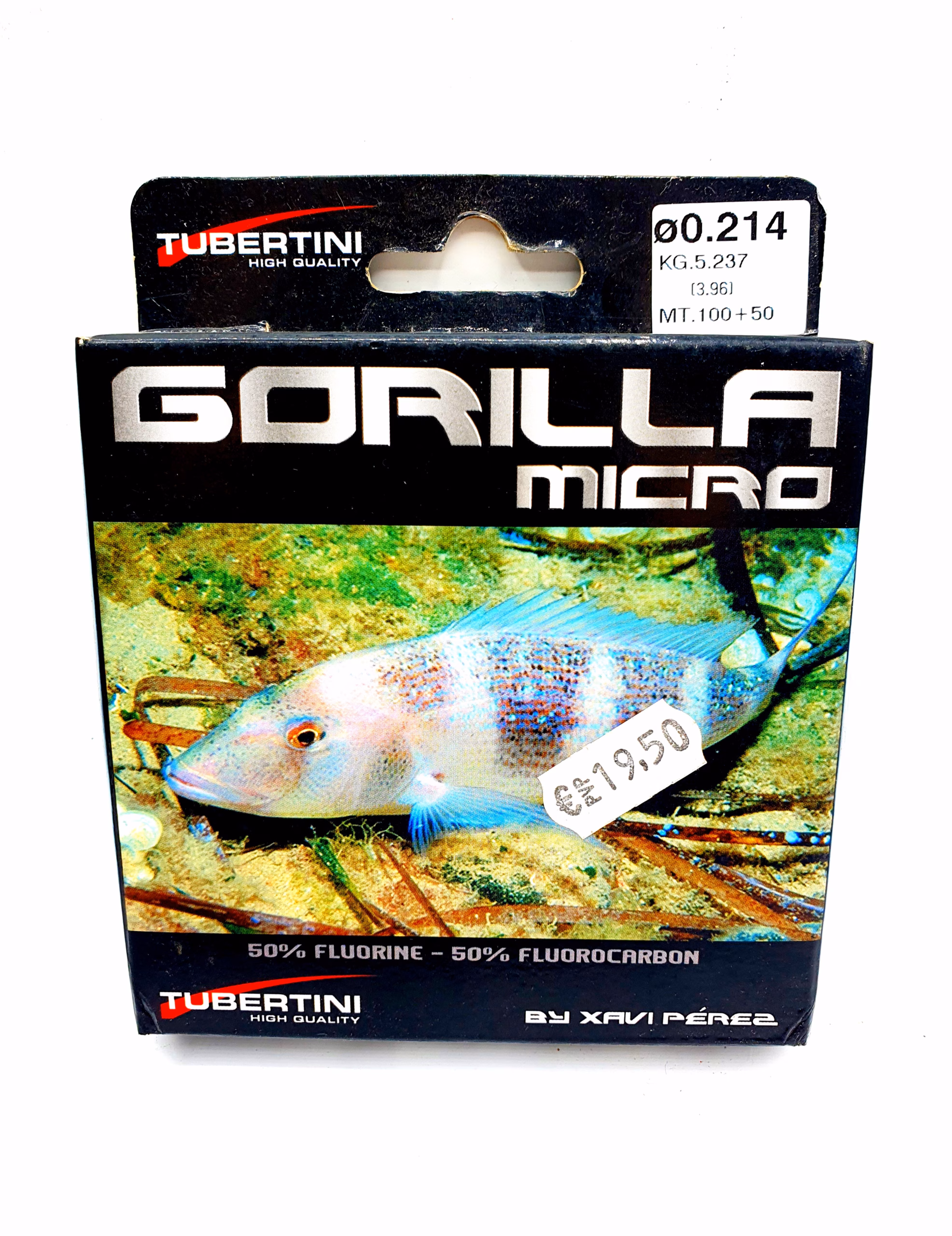 Fluorocarbono Tubertini Gorilla Micro 150m – Alta Resistencia y Máxima Invisibilidad