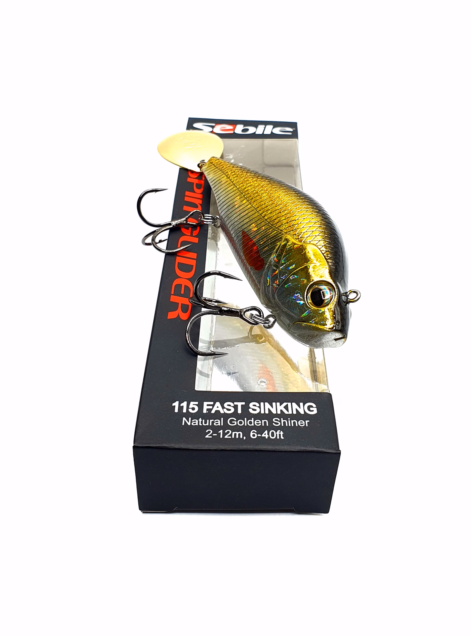 Señuelo Sebile Spin Glider 115 mm 90 g Fast Sinking para Lucio y Siluro Pesca en Profundidad - Imagen 2