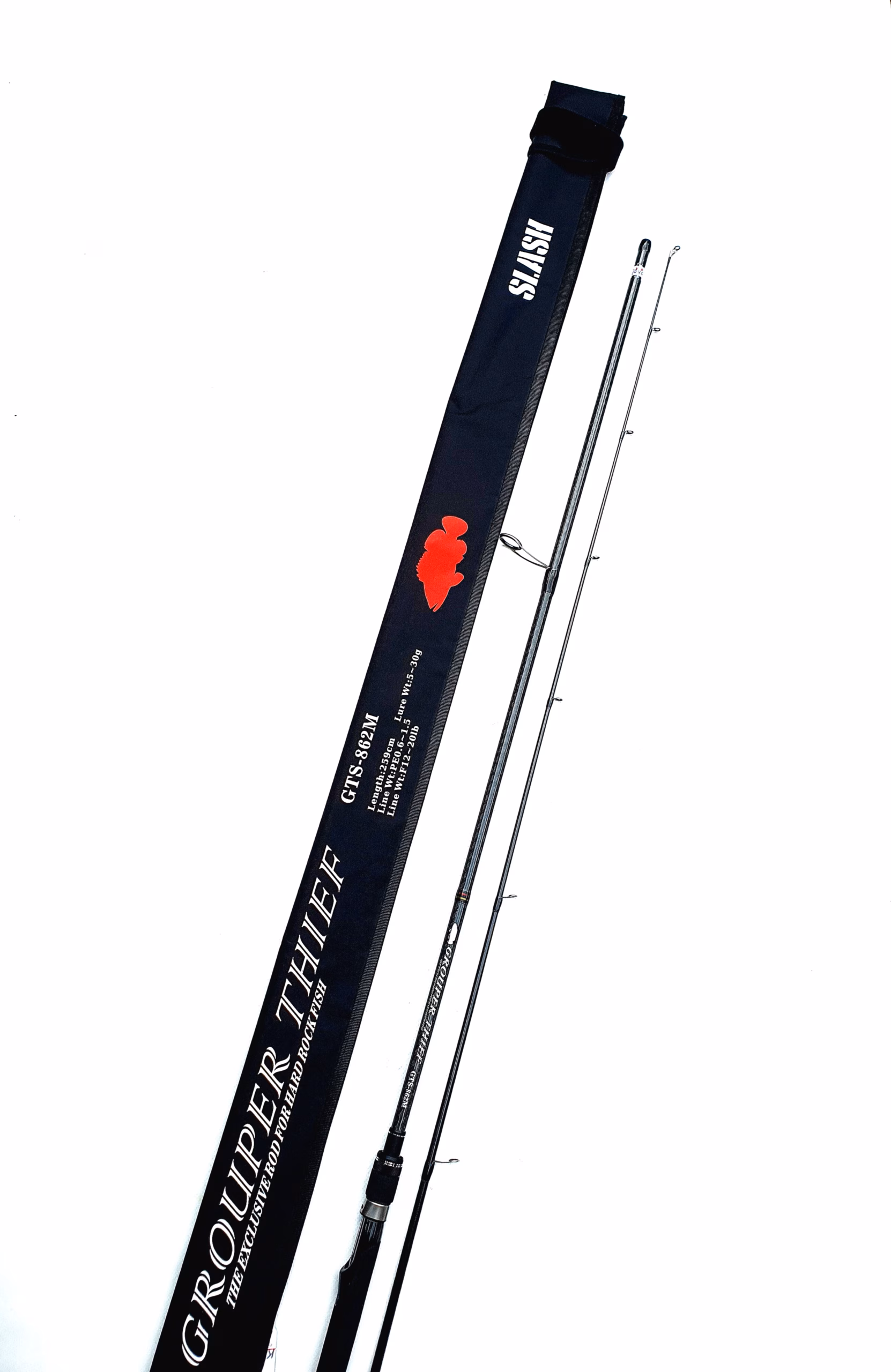 Caña Slash Grouper Thief GTS-862M 2,59m Spinning Rockfishing 5-30g Fuji PE 0.6-1.5